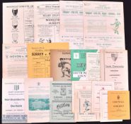 1949-1960s County Championship Rounds Rugby Programmes (20): Including some very early and