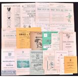 1949-1960s County Championship Rounds Rugby Programmes (20): Including some very early and