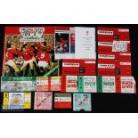 Wales & Lions etc Rugby Miscellany (22): Wales v Scotland 1994 programme plus ticket, WRU Lunch, Tea