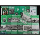 Selection of Hibernian programmes 1956/57 Aberdeen (SC), 1957/58 Dundee Utd (SC), 1958/59 Partick