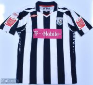 West Bromwich Albion 2007/08 Phillips No 21 match issue home football shirt Football League badges