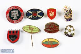 Rugby Badge Collection 'H' Miscellany (9): Good, neat colourful pin badges from Ballymore & Swan (