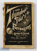 1906 Rarest All Blacks' Rugby Tour to Europe Book: Manager Geo H Dixon's account of 'The