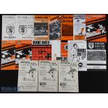 Selectin of Dundee Utd programmes 1952/53 Stenhousemuir 1954/55 Forfar Athletic (SC), 1955/56 Dundee