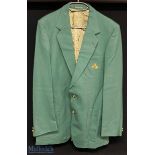 Ireland Official Issue Dark Green Rugby Blazer: Splendid as new Irish RFU official issue, discreet