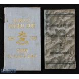 1933-4-5 Llanelli Season Tickets etc (2): Pair of very collectable hard-covered season ticket/
