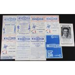 Selection of Walthamstow Avenue home programmes 1948/49 Oldham Athletic, 1950/51 Portsmouth (