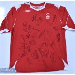 Nottingham Forest 2006/07 (Multi-Signed) match prepared No 9 home football shirt an official shirt