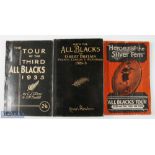 Trio of Famous New Zealand Rugby Tour Books (3): Great trio: 'With the All Blacks in GB etc', Read