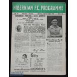 1949/50 Hibernian v Dundee Div. 'C' match, 4 page reserve programme, fair. (1)