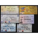 2000-10 France Home Rugby Tickets v England (6): The issues for 2000, 2002, 2003 & 2007(RWC warm-