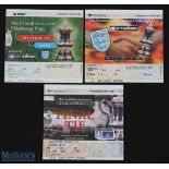 Tickets: 1996, 1997, 1999 FAC final match tickets; good. (3)