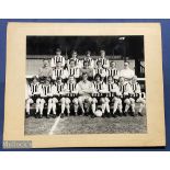 AMENDED DESCRIPTION c1970 Grimsby Town Football Team Photograph with a multi signed sheet to back