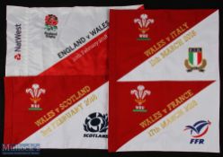 2018 Welsh Rugby President's 6 Nations Presentation Touch flags (4): Hugely & understandably popular