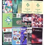 1981-2013 Ireland on Tour Rugby Programmes etc (12): Scarce official IRFU Media Guides for tours