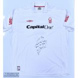 Nottingham Forest 2004/05 (Signed) Dawson No 5 match issue away football shirt signed and