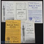 1955/56 Grimsby Town v Southport home programmes to include 14 January 1956 (POSTPONED), 25 April
