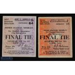 Tickets: 1955 & 1956 FAC final match tickets; good (2)