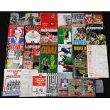 Collection of football memorabilia to include 1966 World Cup souvenir (Buchans) (inside page
