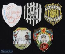 Victorian Baines Cards, Cumberland/W'moreland Rugby Clubs 5): These colourful shields for