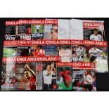 Collection of England international home match programmes to include 2003 Denmark; 2004 Japan/