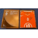 Ruud Van Nistelrooy No.10 limited Edition signed Holland Shirt 1- 5000 cased.