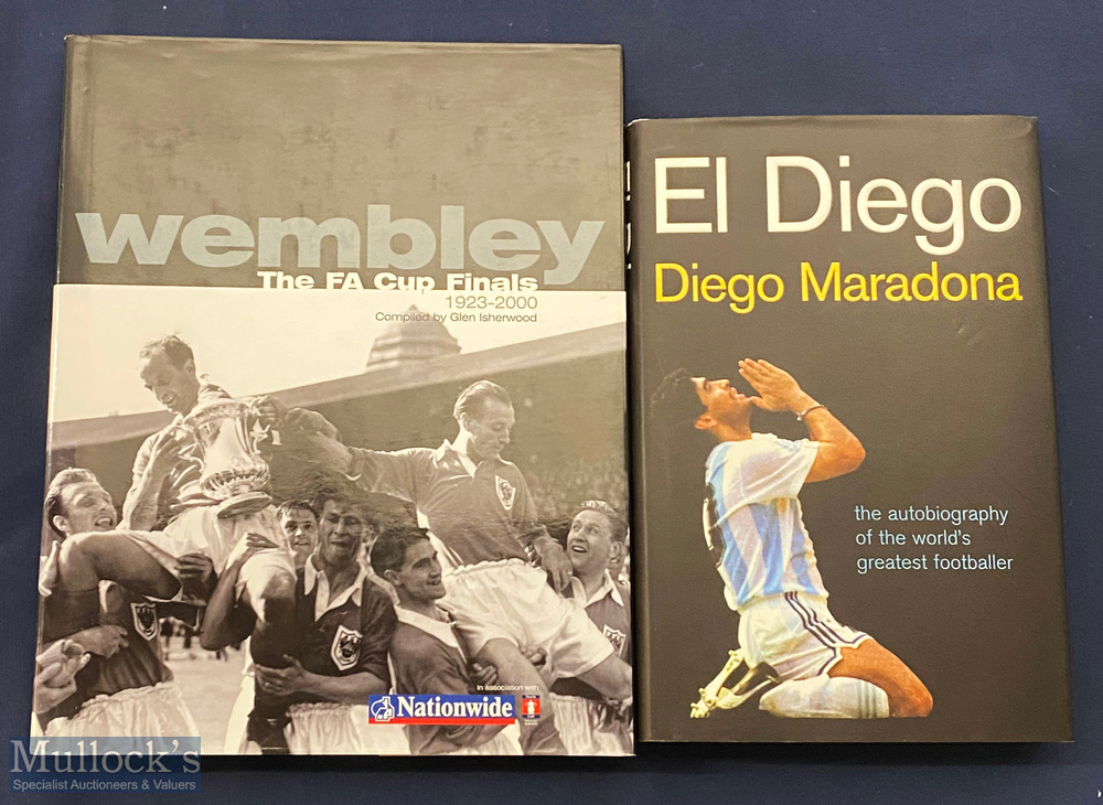 Diego Maradona Signed Book 'El Diego' this was signed by Diego Maradona when he was in Cuba going