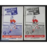 1961/62 Doncaster Rovers v Accrington Stanley Div. 4-6 January 1962 programme (match postponed); v