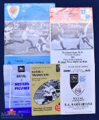Rugby Programmes from S Africa (5): June 1976, Tukkies v Maties; Currie Cuo Final 1976 OFS v W