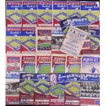 19511-1968 A Collection of Burnley Football Programmes to include Burnley v Hamilton Academicals