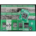 Collection of Hibernian home programmes 1956/57 Hearts (SLC), 1957/58 East Fife (SLC), 1958/59