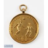 1973 FA Cup, Leeds Utd runners-up gold medal in presentation box. (1)