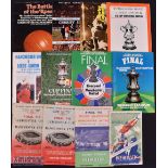 Manchester Utd big match programmes to include FAC finals 1948 Blackpool, 1958 Bolton Wanderers (