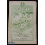 1950/51 Celtic v Morton Div. 'A' match programme 9 September 1950; fair. (1)