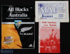 1961/75/2005 NZ Interest Rugby Programmes etc (3): Rare substantial illustrated booklet for the Star