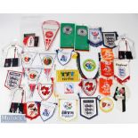 Collection of England international pennants to include England 'The Football Association' x 1,