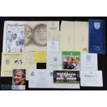 Collection of football memorabilia to include 1985 The 90th Birthday Celebration Dinner of Sir