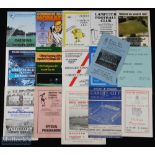 Selection of Welsh Clubs opening of Floodlights football programmes (16) to incl 59/60 Wrexham v
