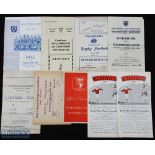 1940s/50s Club & County Rugby Programmes (9): Slim evocative vintage issues from Guy's and Stroud,