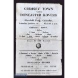 War time 1943/44 Grimsby Town v Doncaster Rovers War League North Cup qualifying 1st January 1944;