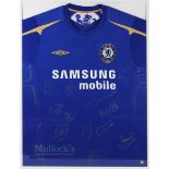 Chelsea FC 2005/06 Multi-Signed '100 years Centenary' Football Shirt features 11x signatures to