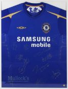 Chelsea FC 2005/06 Multi-Signed '100 years Centenary' Football Shirt features 11x signatures to