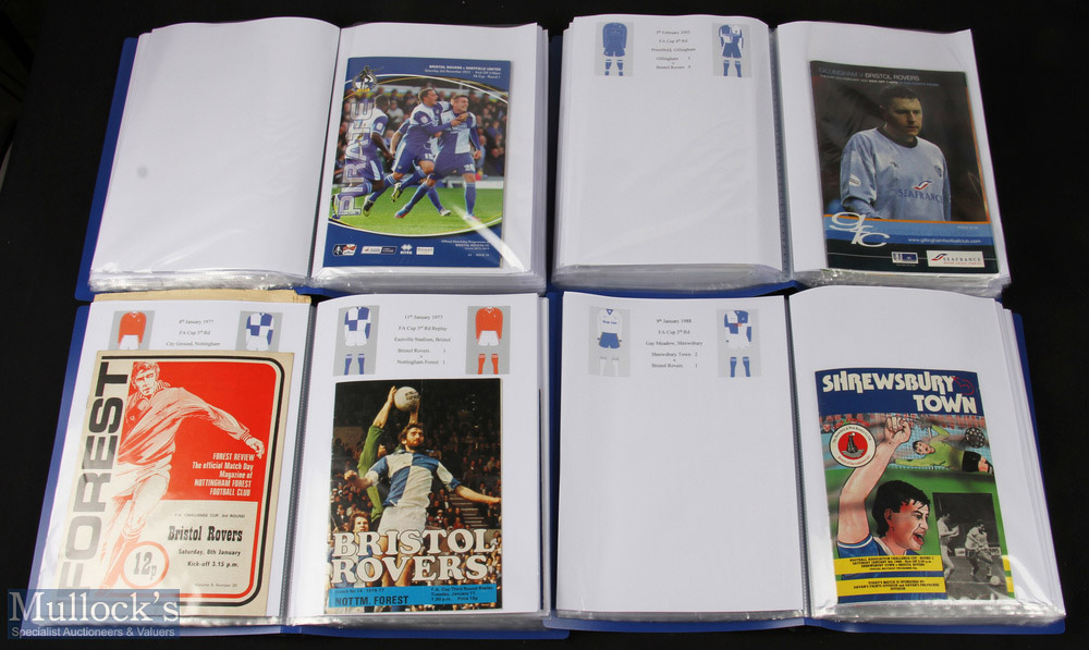 1968-2021 Bristol Rovers Football programmes 4, folders of cup matches, in good condition (box) - Image 2 of 4