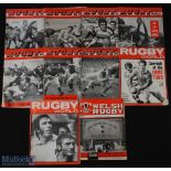 1961-73 Rugby World etc Magazine Selection (10): To inc the very first issue with Colin Meads, Oct