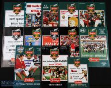 1993 British & I Lions to NZ Rugby Programmes etc (13): Full set of 13 substantial issues from the