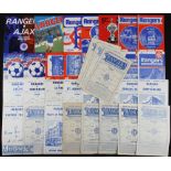 Collection of Rangers home programmes 1955/56 Queen of South (SLC), Partick Thistle, 1957/58 St.