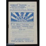 1948/49 Carlisle Utd v Accrington Stanley Div. 3 (N) programme 23 April 1949, fair. (1)