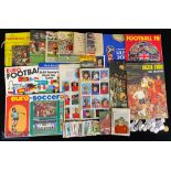 World Cup Soccer Stars Sticker Albums part filled 1971-72, gala collection FKs Euro soccer Panini