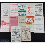 Collection of Grimsby Town 1954/55 Div. 3 (N) away match programmes Bradford City, York City,