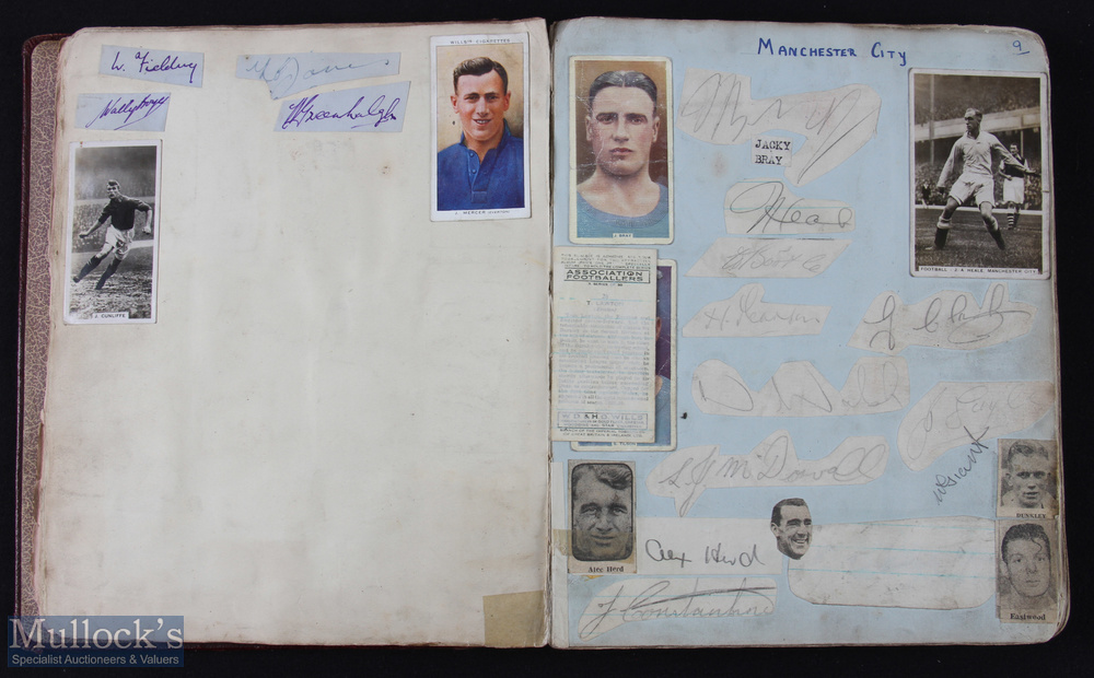 1940s Album containing autographs of many football club players; some noted are ARSENAL 1946 - Image 3 of 10